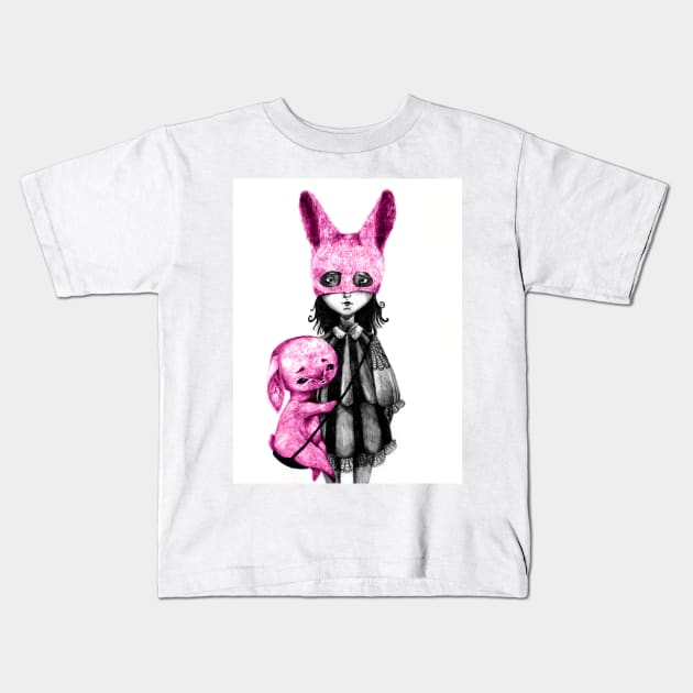 rabbit Kids T-Shirt by ANAstasiaZero99